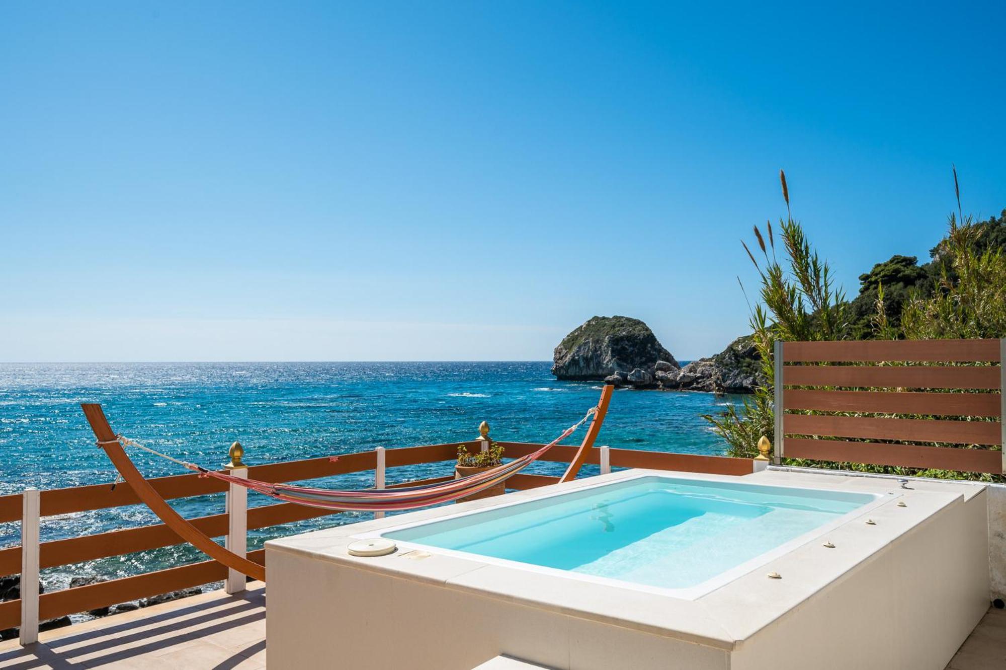 Villa Renata & Villa Filippos With Private Plunge Pool By Konnect Agios Gordios  Exterior foto