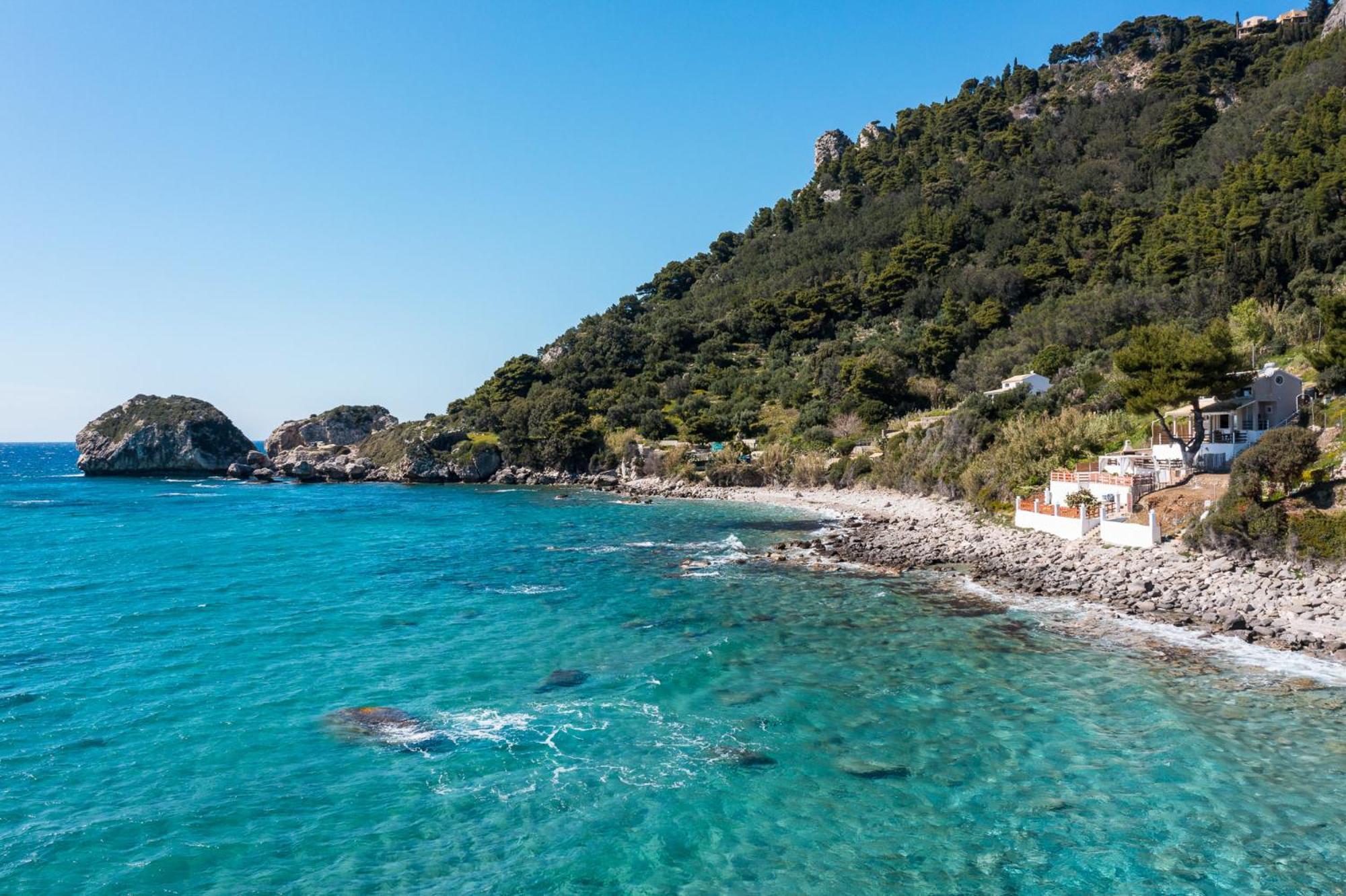 Villa Renata & Villa Filippos With Private Plunge Pool By Konnect Agios Gordios  Exterior foto